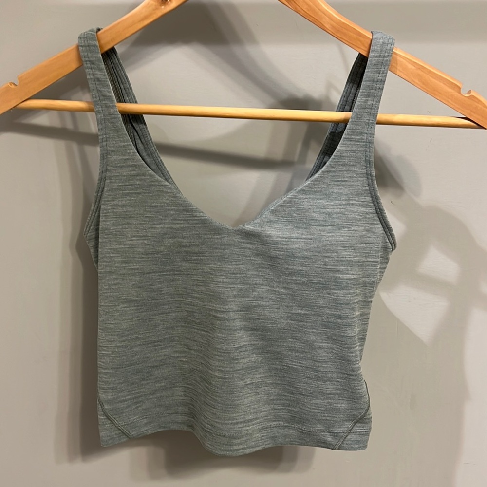 Lululemon Align Tank Heather Tidewater teal